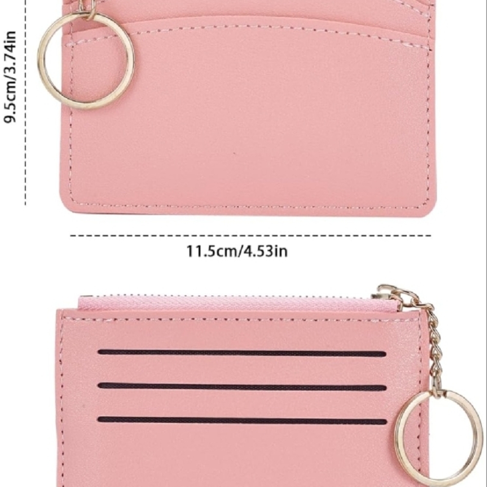 Pink Card Holder Wallet